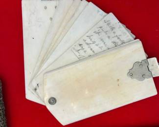 Antique 19th-century aide-mémoire