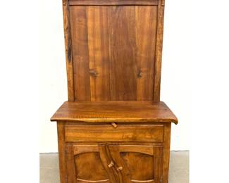 Lot 1744 French Solid wood Cabinet with Art Nouveau Styling.
