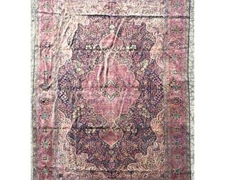 Lot 2060 10 6 X 17 4 Antique Ferahan Sarouk style Handmade Carpet Rug.