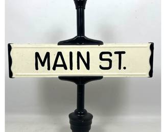 Lot 1773 Vintage Main Street Street Sign.
