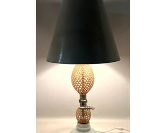 Lot 1878 Vintage French Seltzer Bottle Table Lamp.