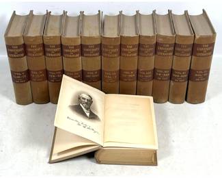 Lot 2048 De Puy, W. H. The University of Literature. J. S. Barcus and Company, 1896. 12 Volume Set.