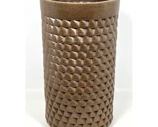 Lot 1408 David Cressey Diamond Point Planter Umbrella stand. architectural design.