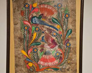 Mexican Bark Painting