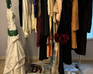 Lots of evening ware