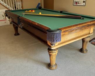 Schmidt Company, St Louis, Missouri Pool Table,