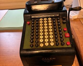 R.C. Allen Adding Machine, vintage