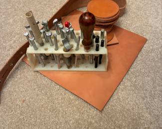 Leather craftsman tools