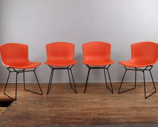 Harry Bertoia Knoll Dining Chairs - Signed