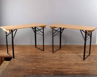 German Folding Beer Hall Tables