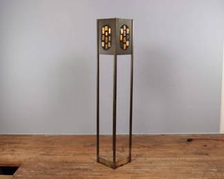 Vintage Brutalist Floor Lamp
