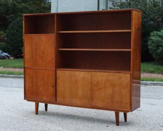 Burlwood Mid-Century Sideboard