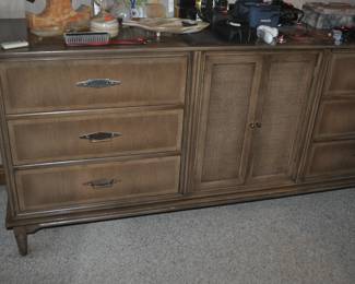 Dresser with Double Mirror