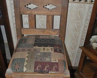 One of 4 Western Style Chairs