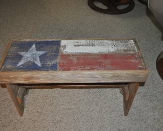One of 2 Wood Benches