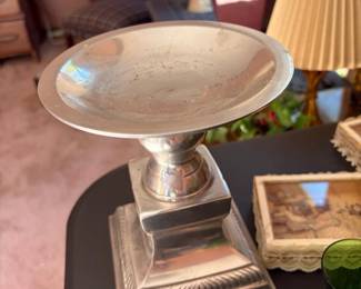 Silverplate Pedestal