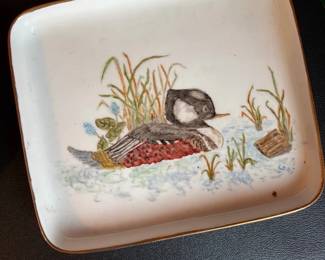 Porcelain Duck Dish
