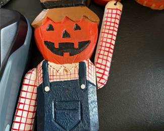 Wooden Pumpkin Doll