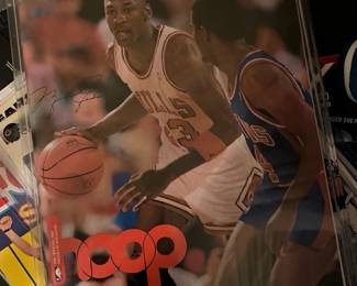 Michael Jordan Hoop Magazine Cover