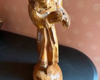Hand-Carved Wooden Figure