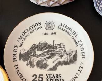 International Police Association Plate
