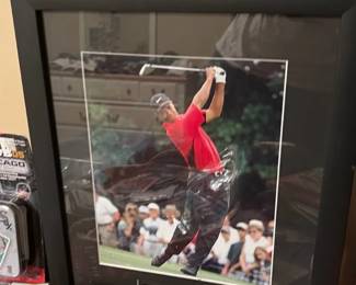 Tiger Woods Framed Photo Plaque