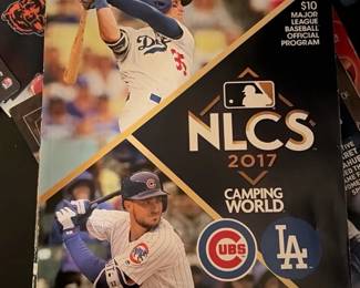 NLCS 2017 Cubs vs LA Program