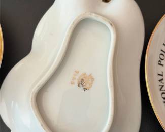 Floral Porcelain Handled Dish
