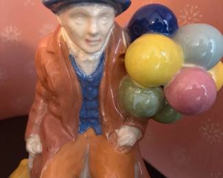 Porcelain Balloon Seller Figurine