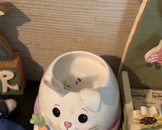 Ceramic Bunny Candle