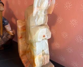Onyx Monk Bookend (Damaged)