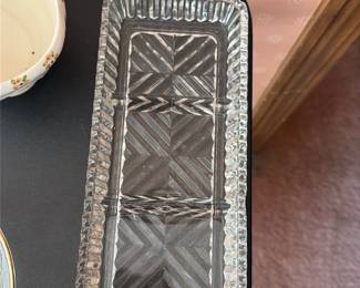 Pressed Glass Tray