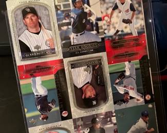 Uncut Upper Deck Card Sheets