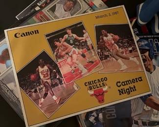Chicago Bulls Camera Night Poster