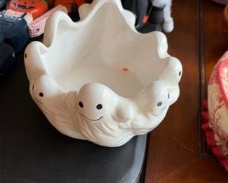 Ceramic Ghost Candy Dish