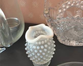 Milk Glass Vase