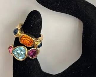 Rings gold Electroplated