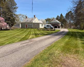 Three apartment home with garage, audio video showroom & shed