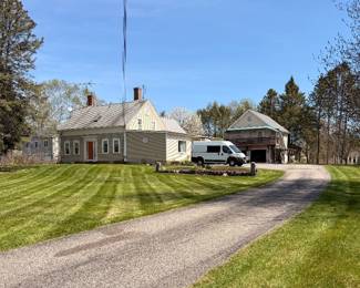 Three apartment home with garage, audio video showroom & shed