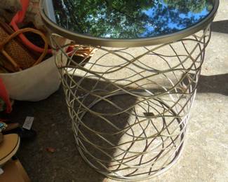 Mirrored Side Table
