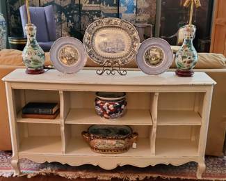 Nice Ethan Allen Shabby Chic Storage/Display Cabinet
