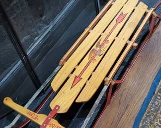 Vintage Snow Sled