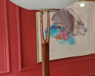 Detail of Laurel "Wishbone" Floor Lamp - Mid Century Modern