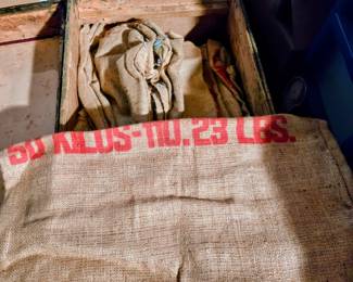 Burlap bags