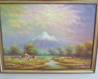 Original Oswaldo Mocayo oil painting