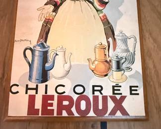 Chicore Leroux Advertising Poster by E. Dupin