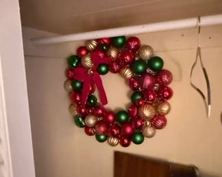 Christmas Ornament Wreath