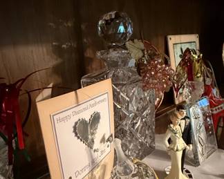 Vintage Cut Lead Crystal Decanter