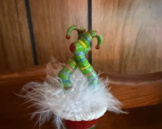 Whimsical Jester Leg Wine Stopper