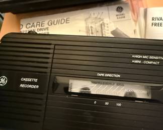 General Electric A or B Cassette Recorder